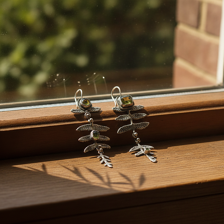 Sylvie Peridot Earrings
