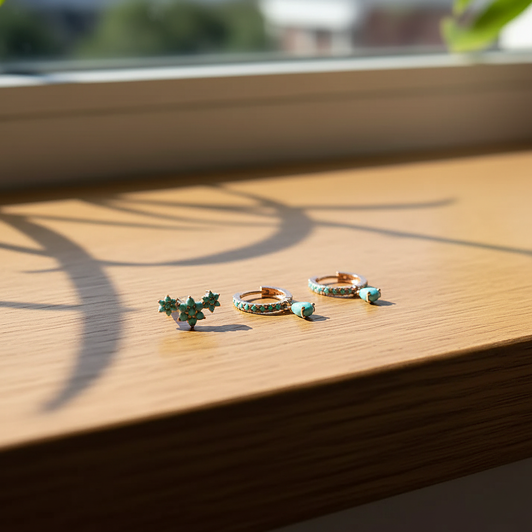 Bijou Turquoise Earrings
