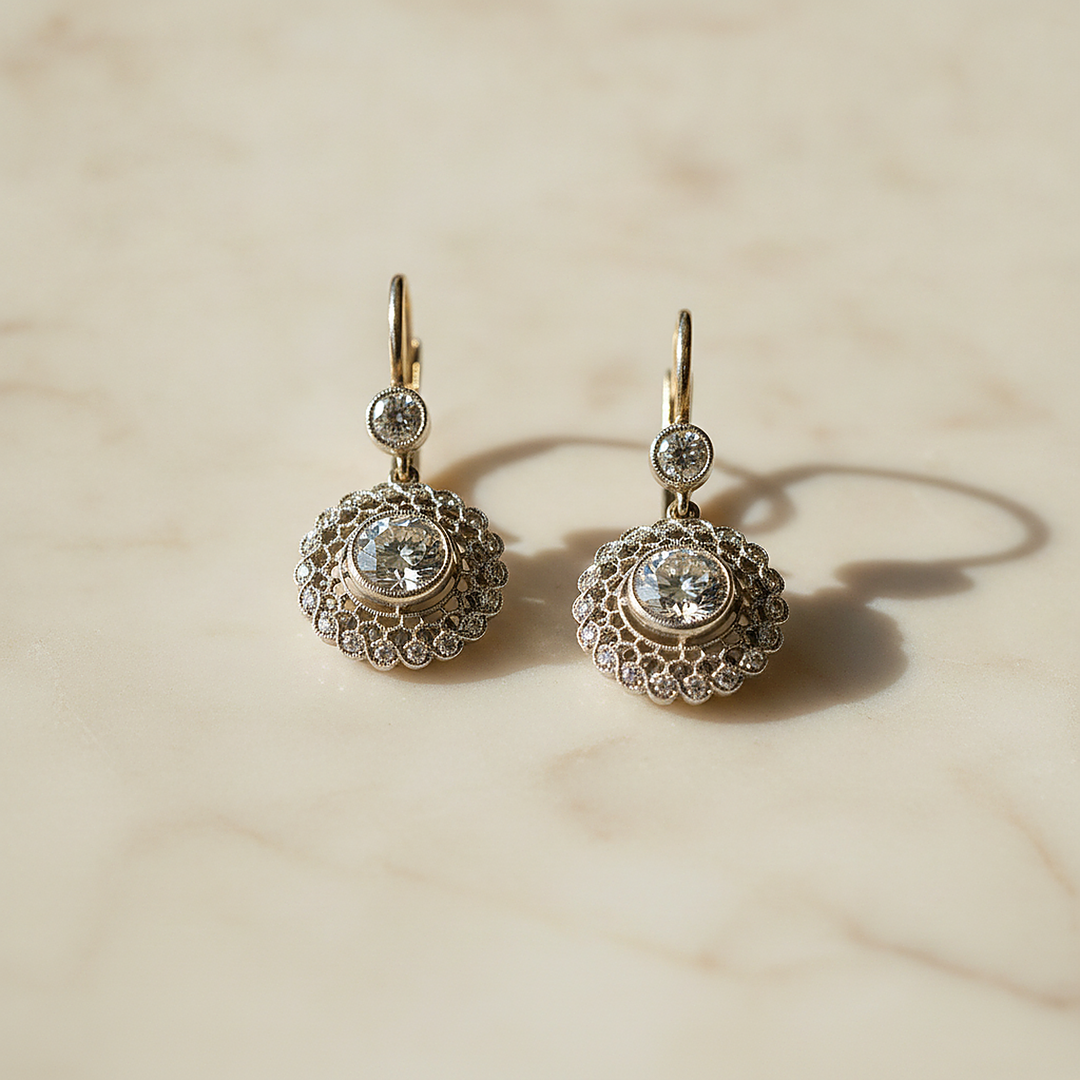 Vionnet Zirconia Earrings