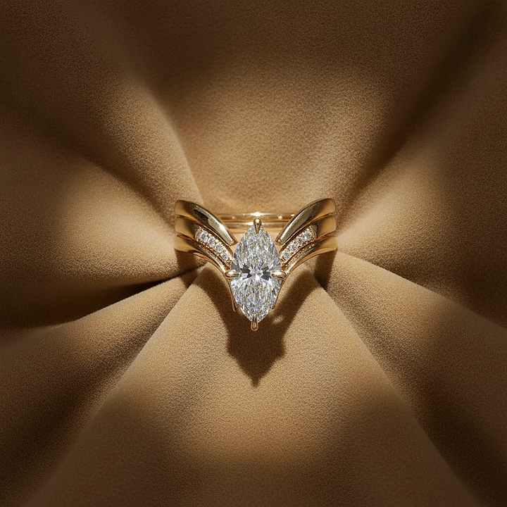 Bague Giselle dorée