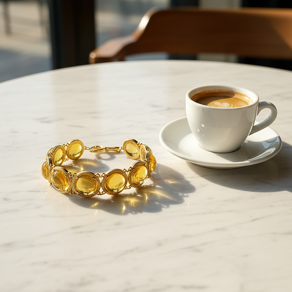 Coralie Citrine Bracelet