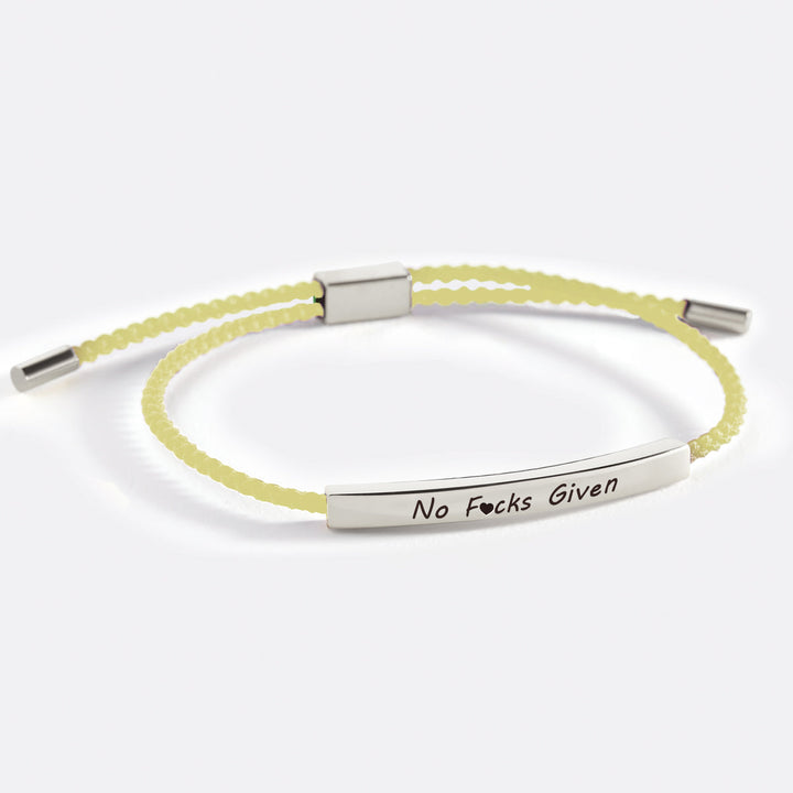 Bracelet d'inspiration No F♥cks Given