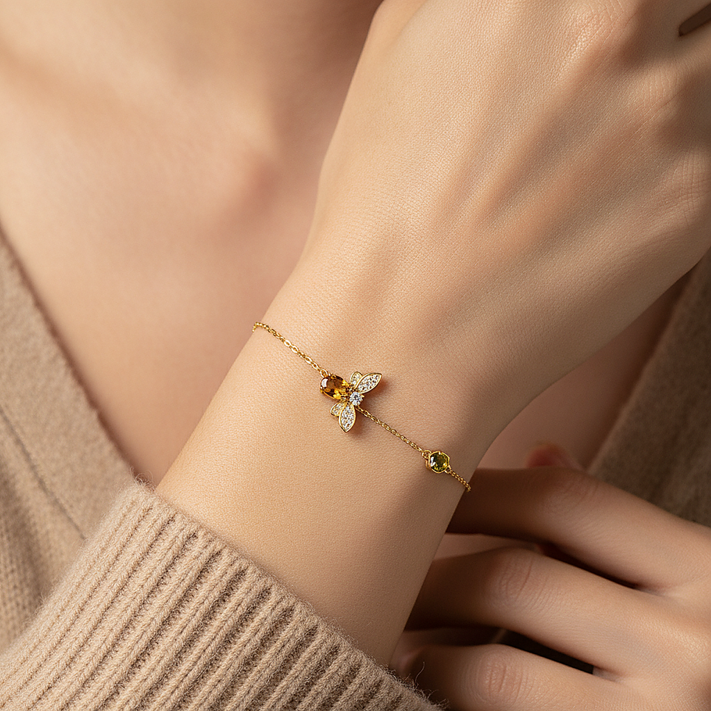Delphine Gold Bracelet