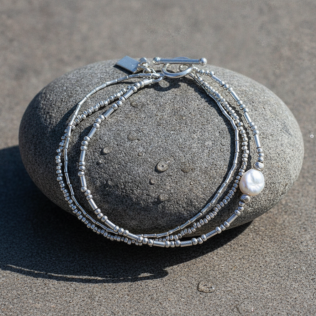 Pulsera de perlas Quilla