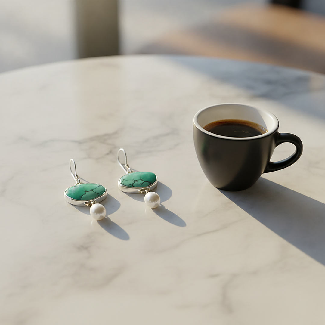 Soleil Pearl Earrings