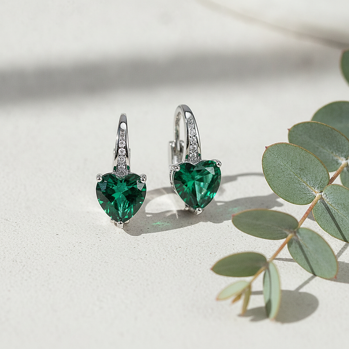Náušnice Kaia Emerald
