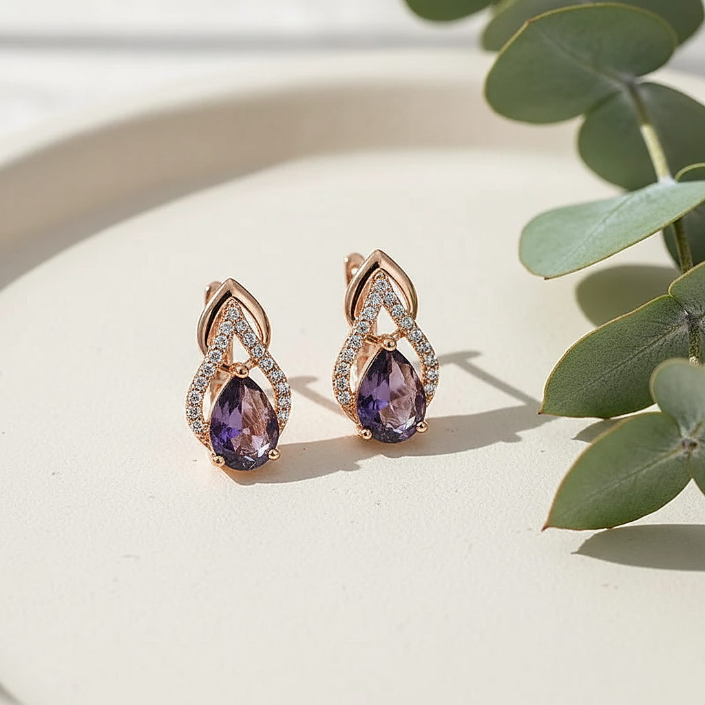 Genevieve Zirconia Earrings