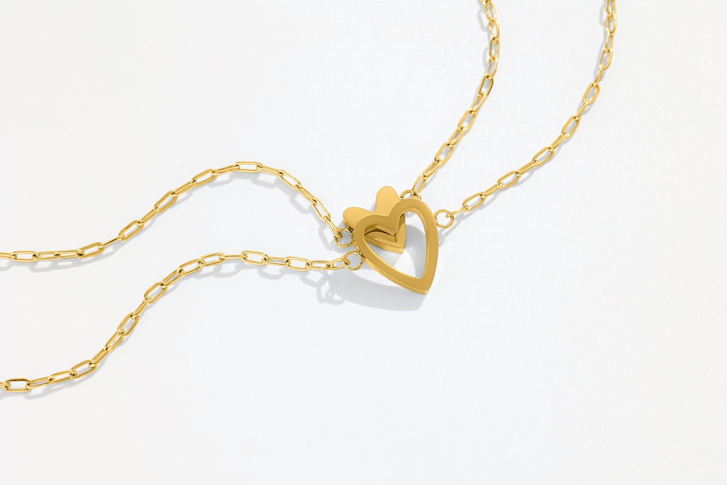Set de Pulseras Corazón Ajuste Perfecto