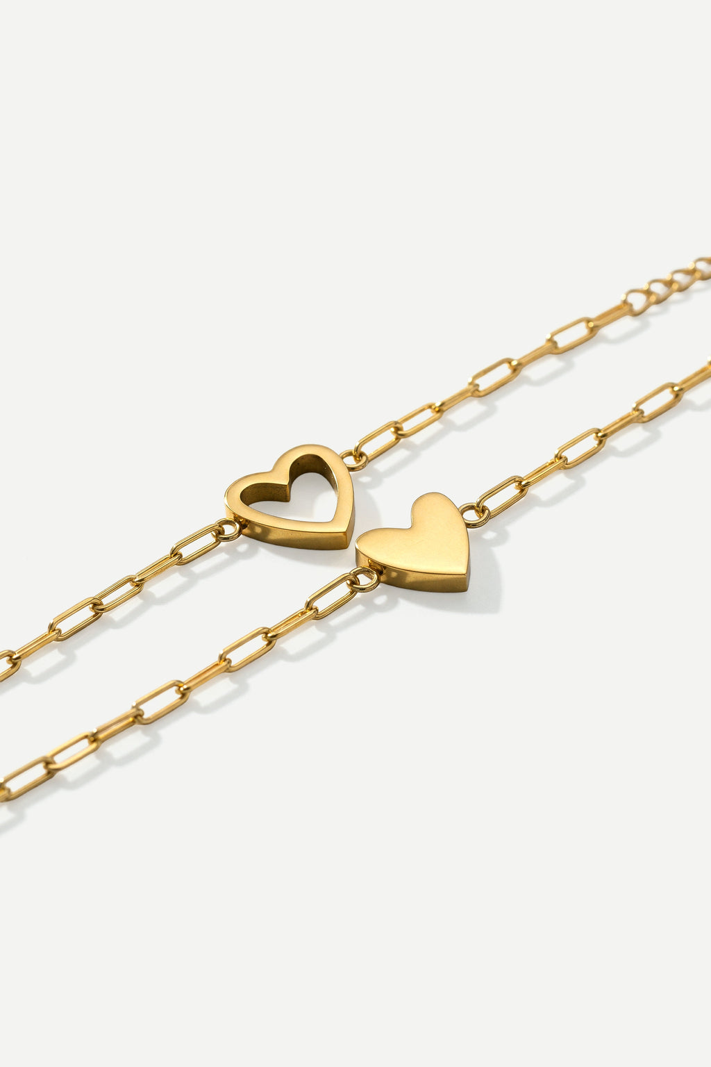 Set de Pulseras Corazón Ajuste Perfecto