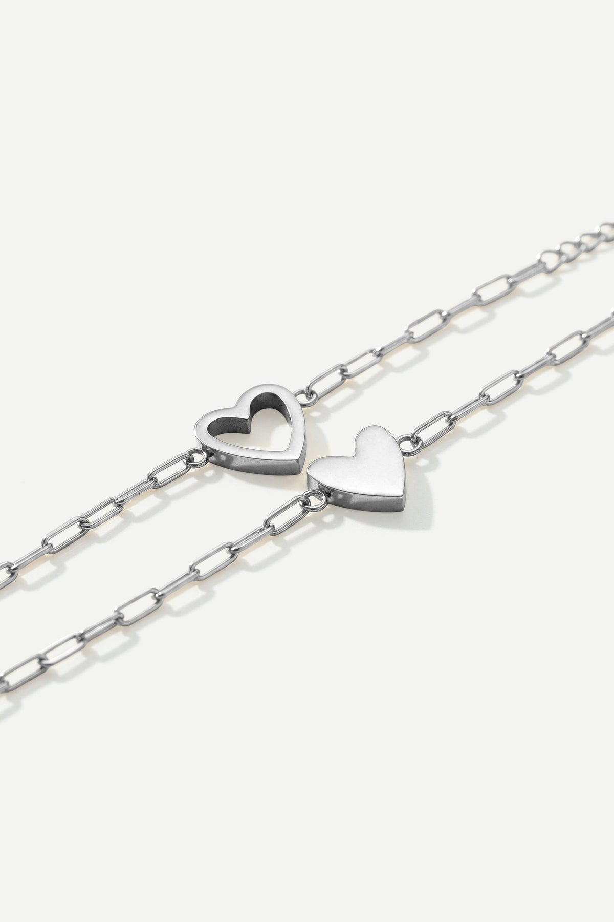 Set de Pulseras Corazón Ajuste Perfecto