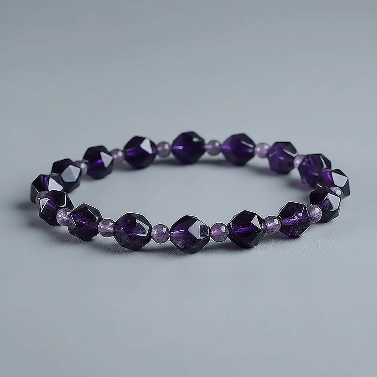 Bracelet Aurore en améthyste