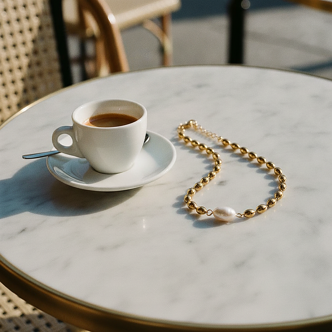 Thessaly Pearl Necklace