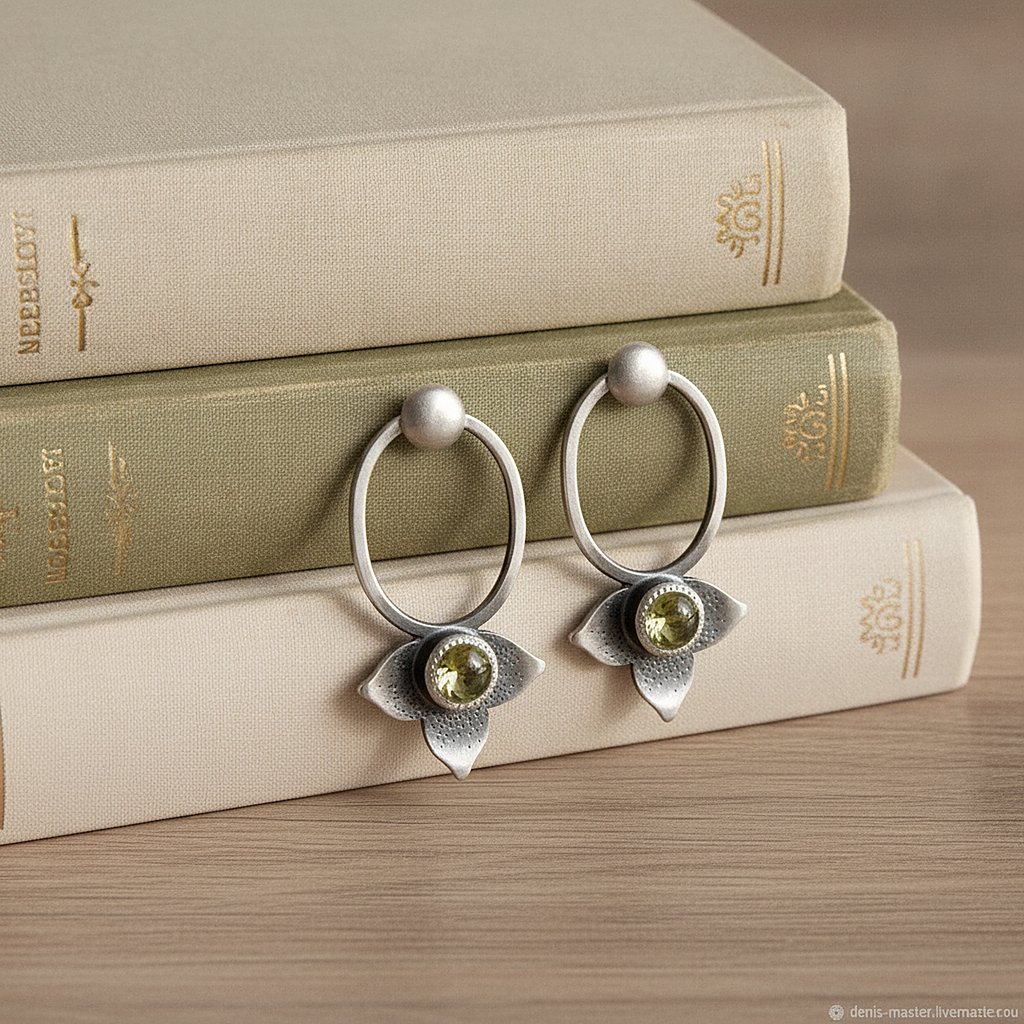 Amelie Peridot Earrings