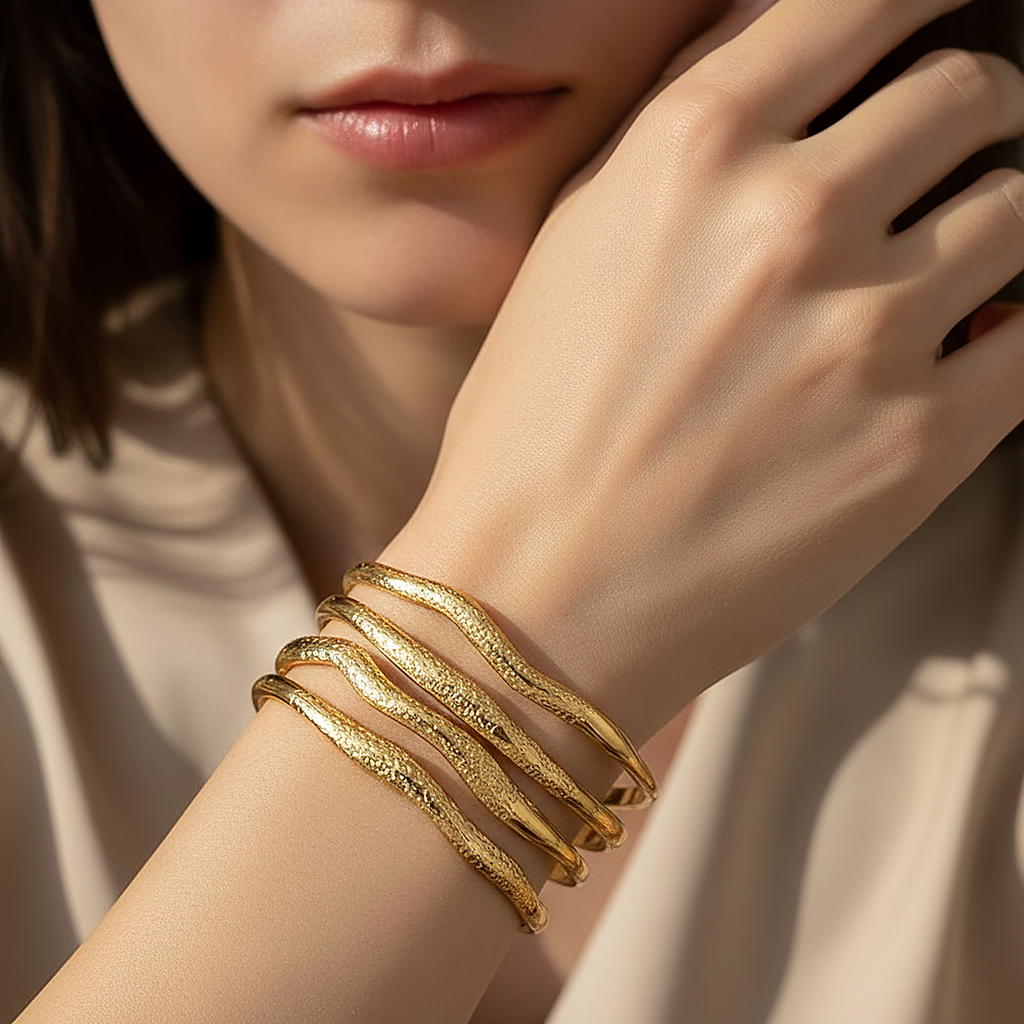 Aurelie Gold Bracelet