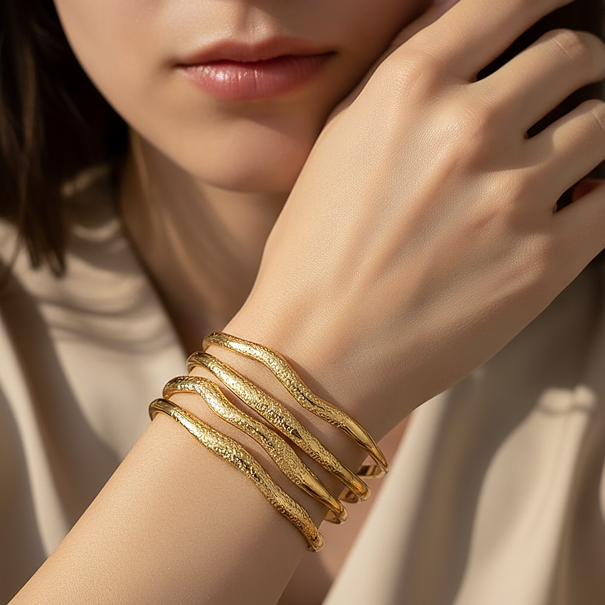 Aurelie Gold Bracelet