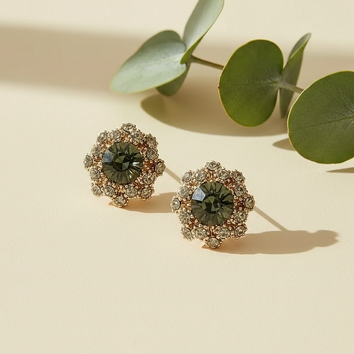 Pendientes de cristal Estelle