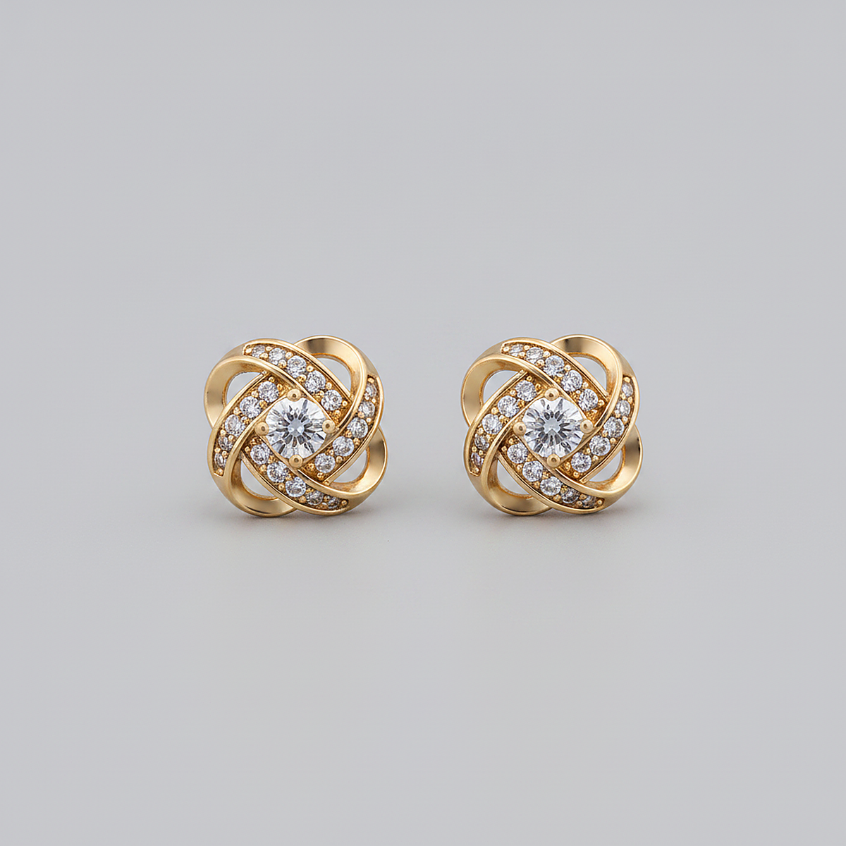 Fleur Zirconia Earrings