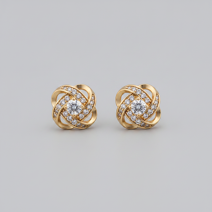 フルール・ジルコニアピアス