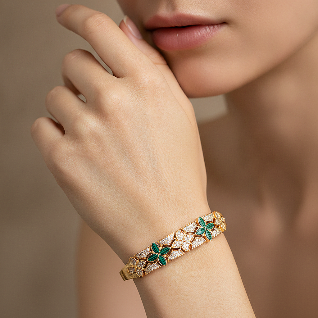 Fleur Emerald Bracelet
