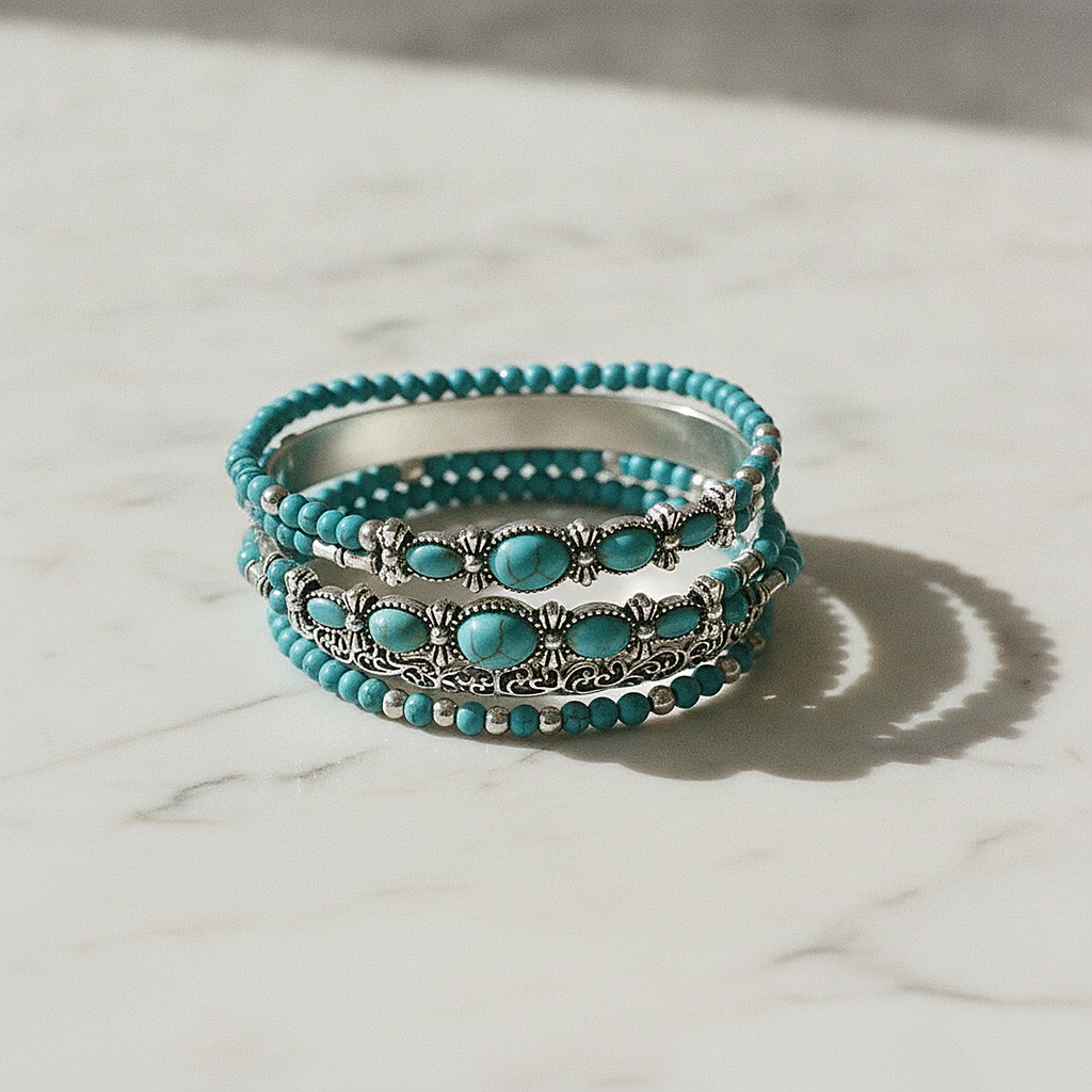 Tindra-turquoise armband
