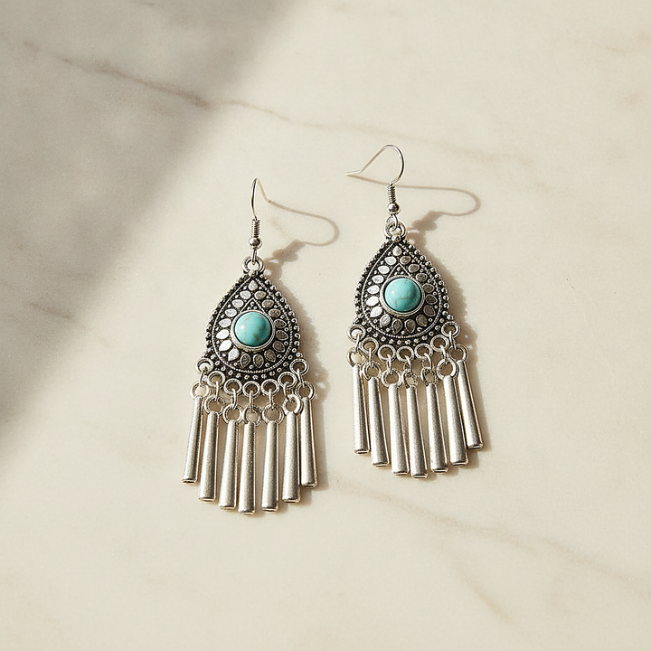 Boucles d’oreilles Sabine turquoise