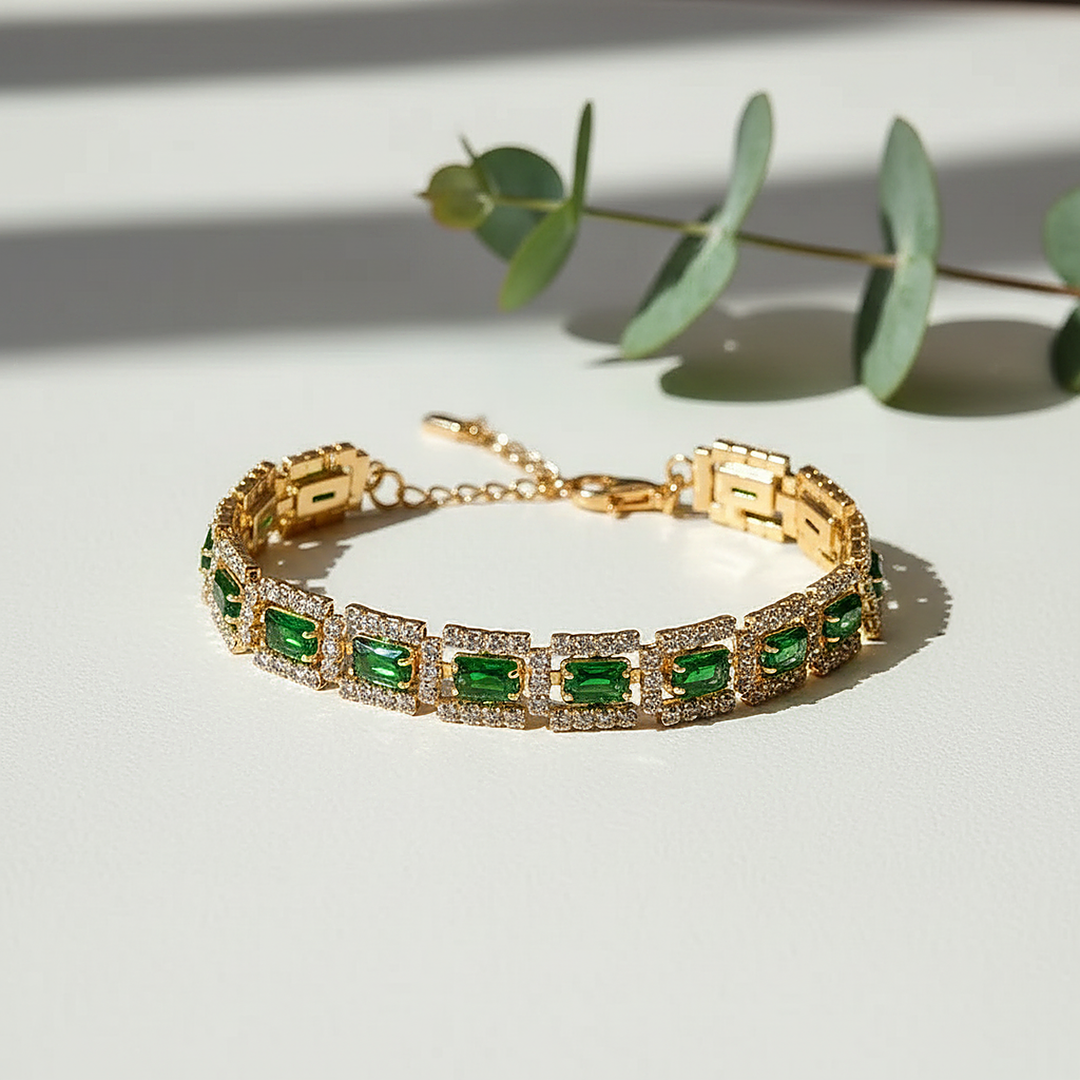 Elise Emerald Bracelet