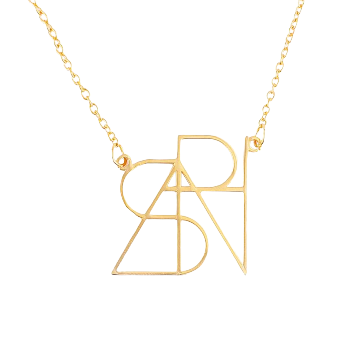 Minimalist Monogram Name Necklace