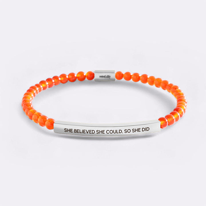 Bracciale Inspire con perline Credeva di poterlo fare, quindi l'ha fatto