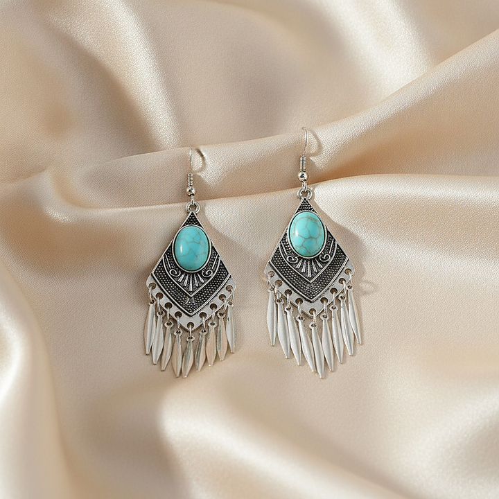 Boucles d’oreilles Lucine turquoise