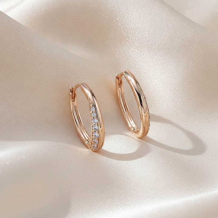 Boucles d’oreilles Sereia en zircone