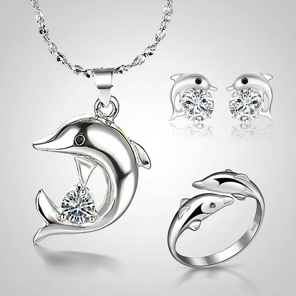 Ensemble de bijoux Nerine en argent