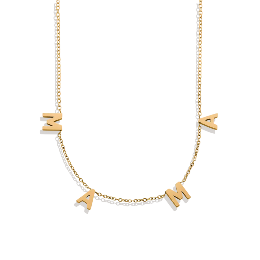 The MAMA Letter Necklace