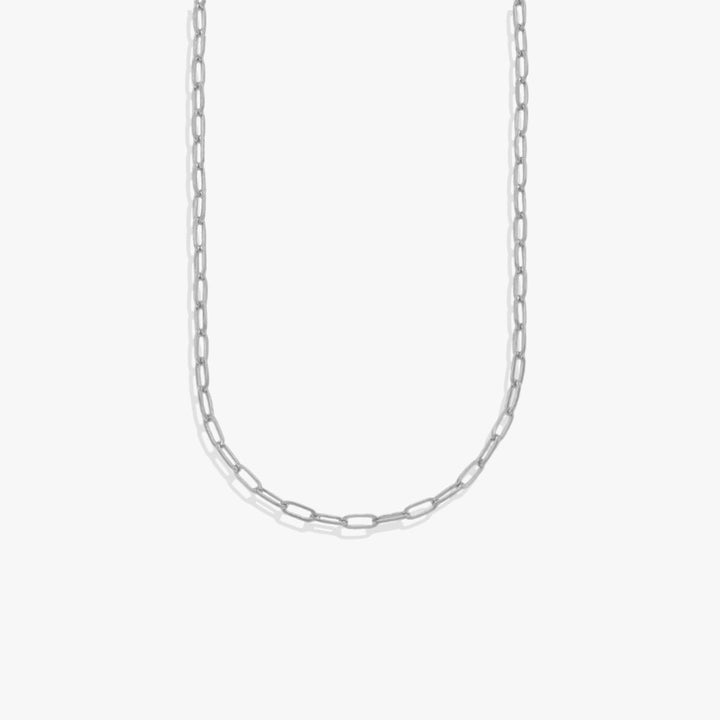 Thin Paperclip Necklace