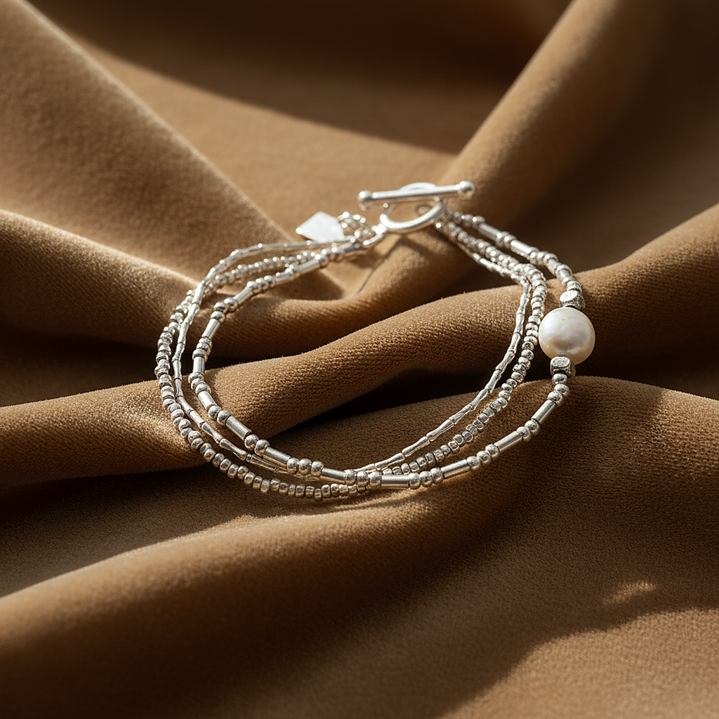 Delphine Pearl Bracelet