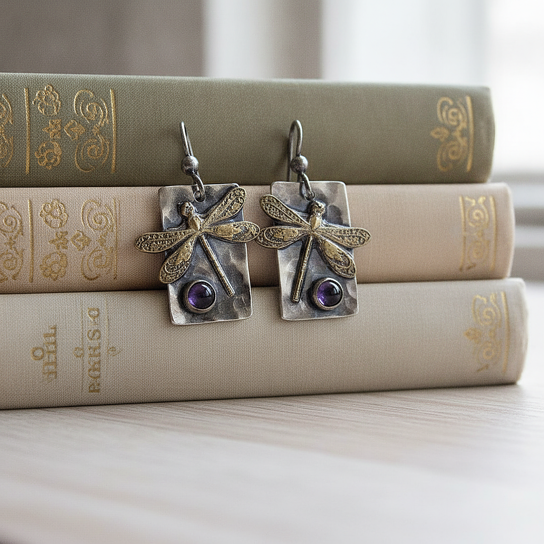 Ambre Amethyst Earrings