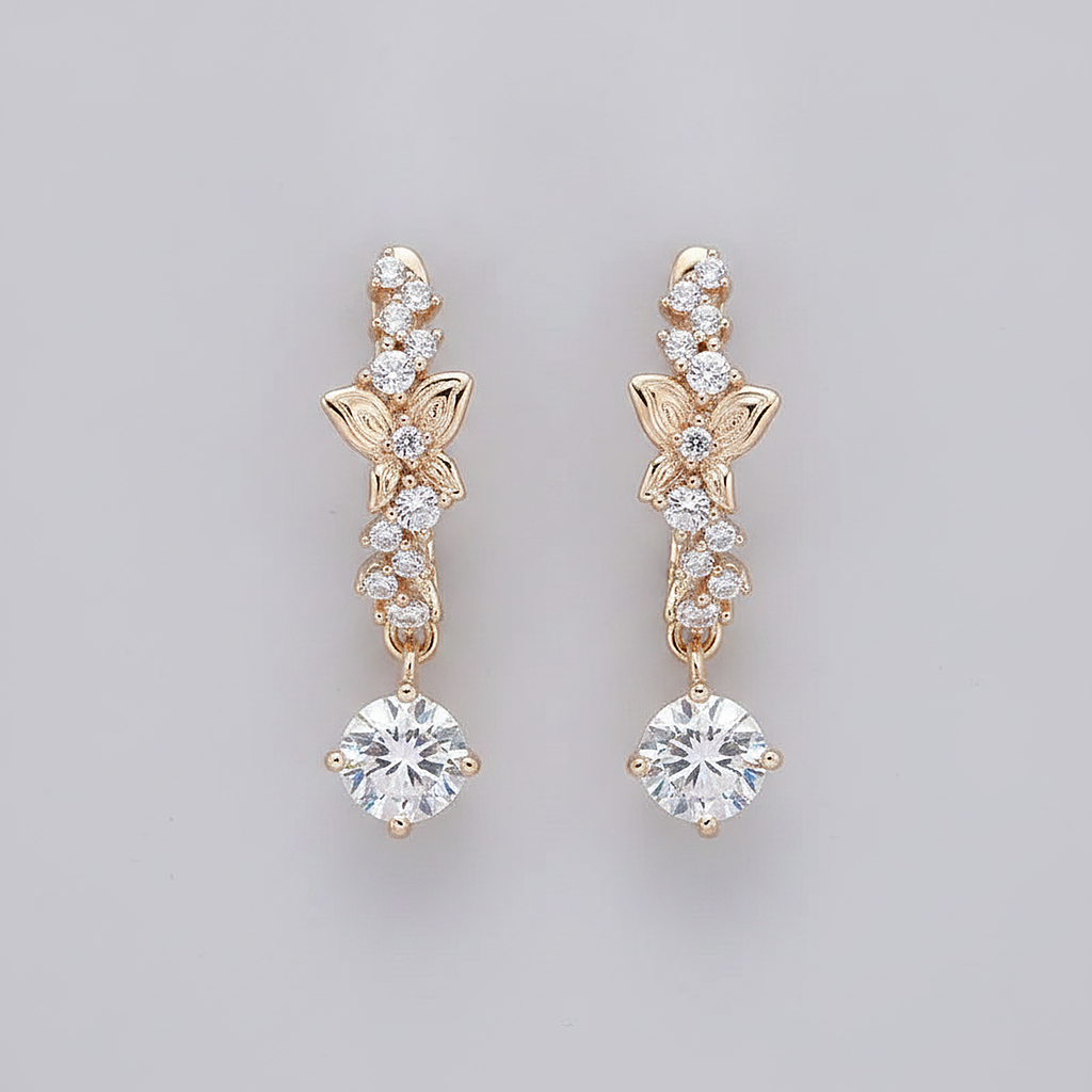 Boucles d’oreilles Yara en zircone