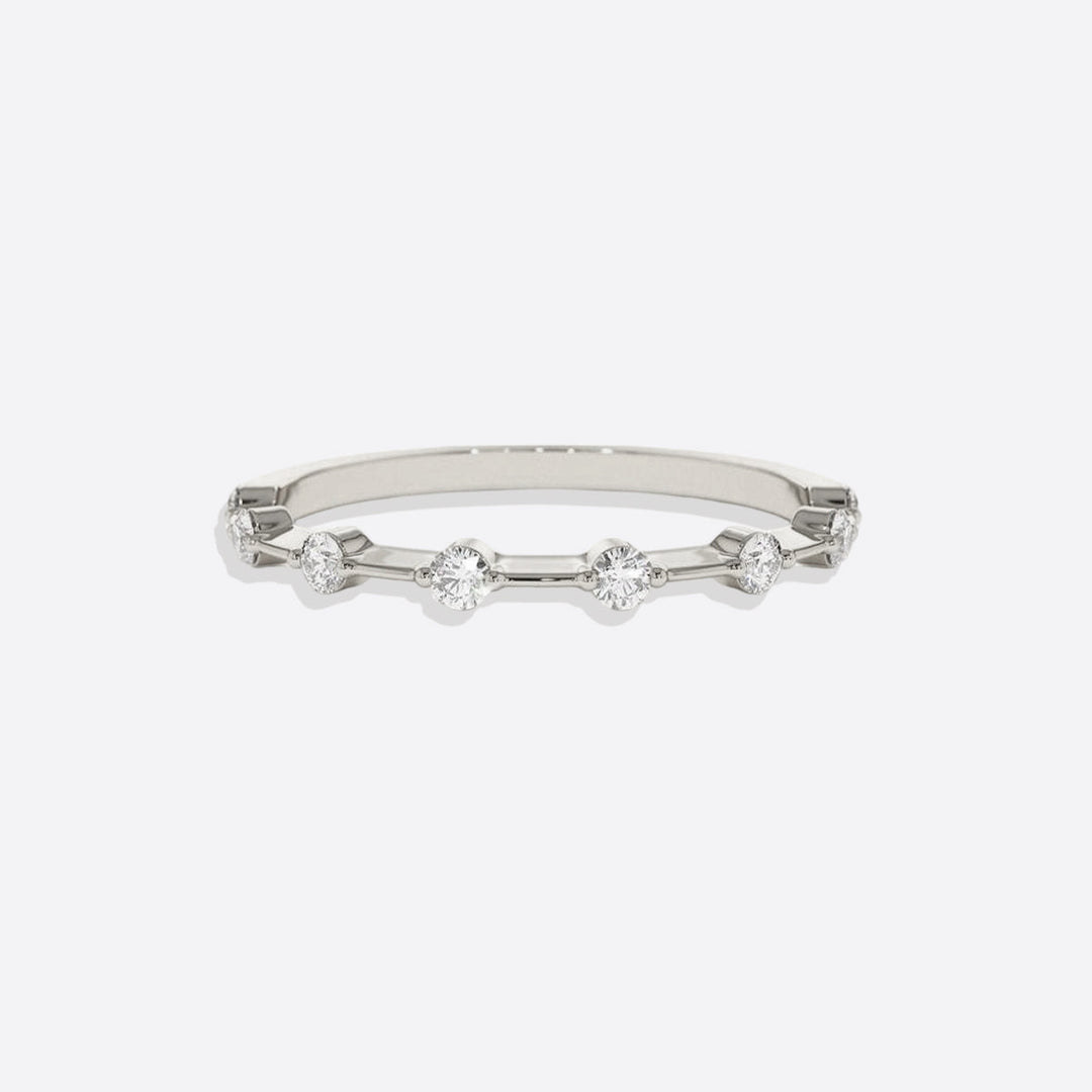 Ultra Thin Floating Eternity Ring