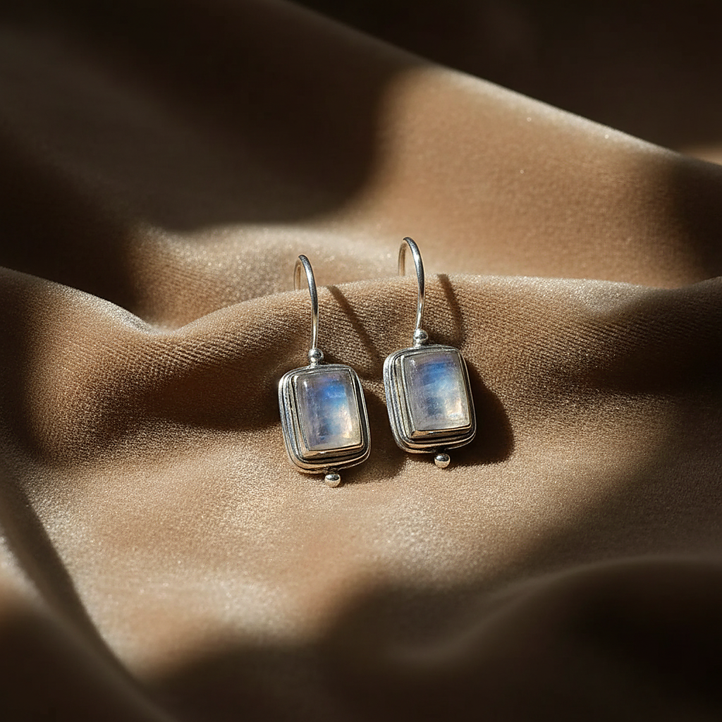 Coralie Moonstone Earrings