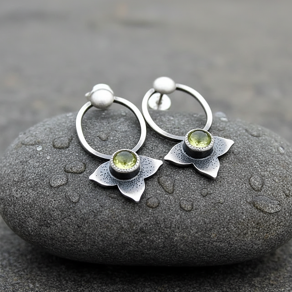 Amelie Peridot Earrings