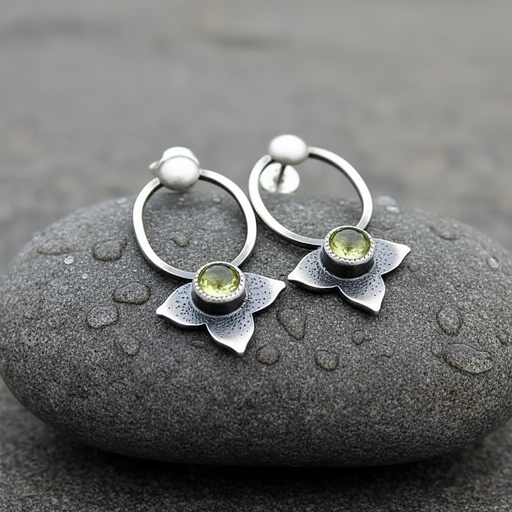 Amelie Peridot Earrings
