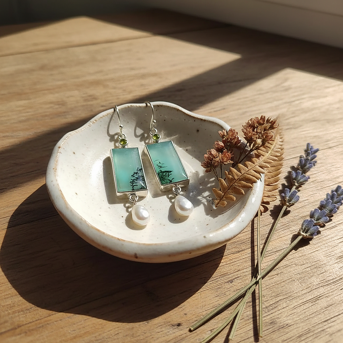 Soleil Pearl Earrings