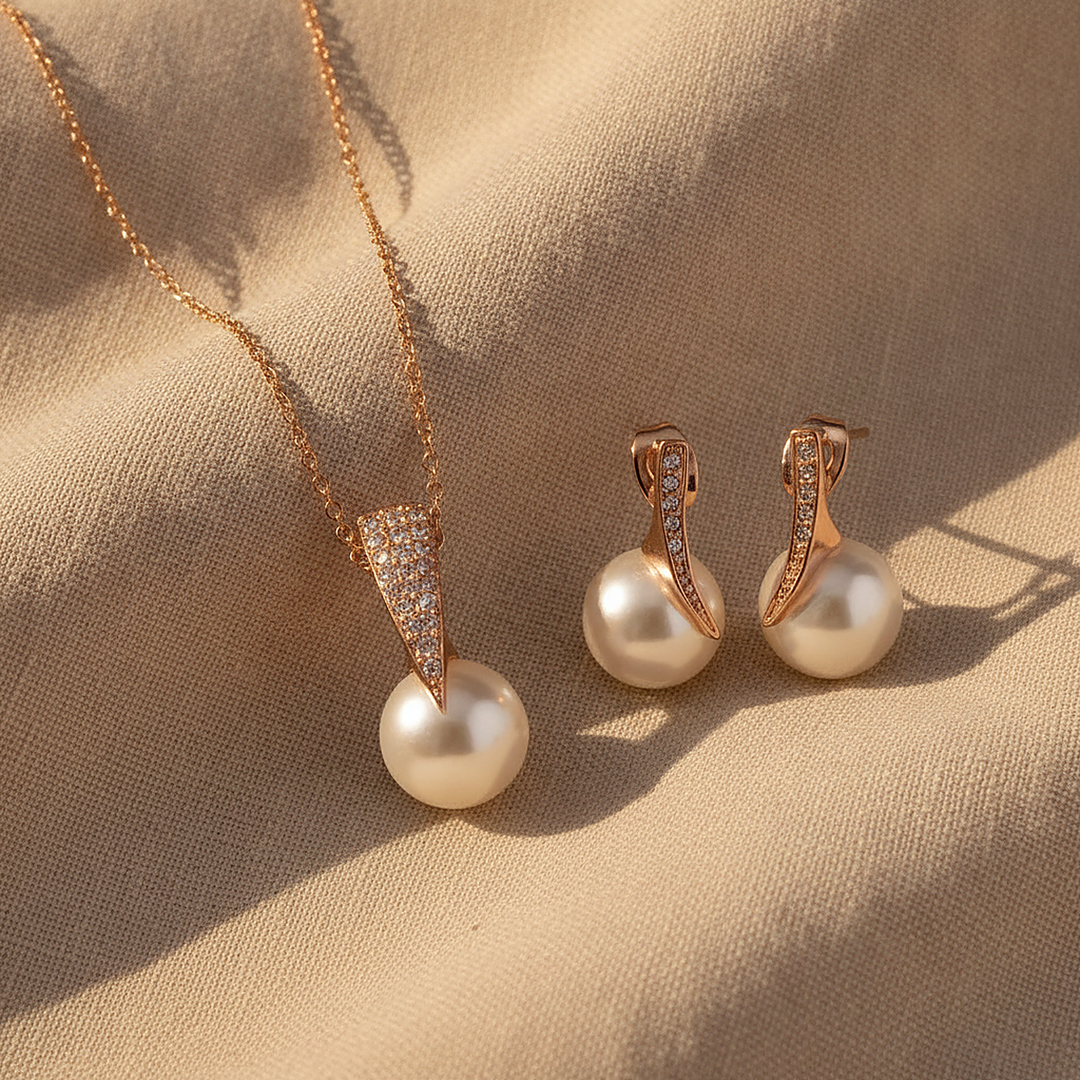 Une Pearl Earrings