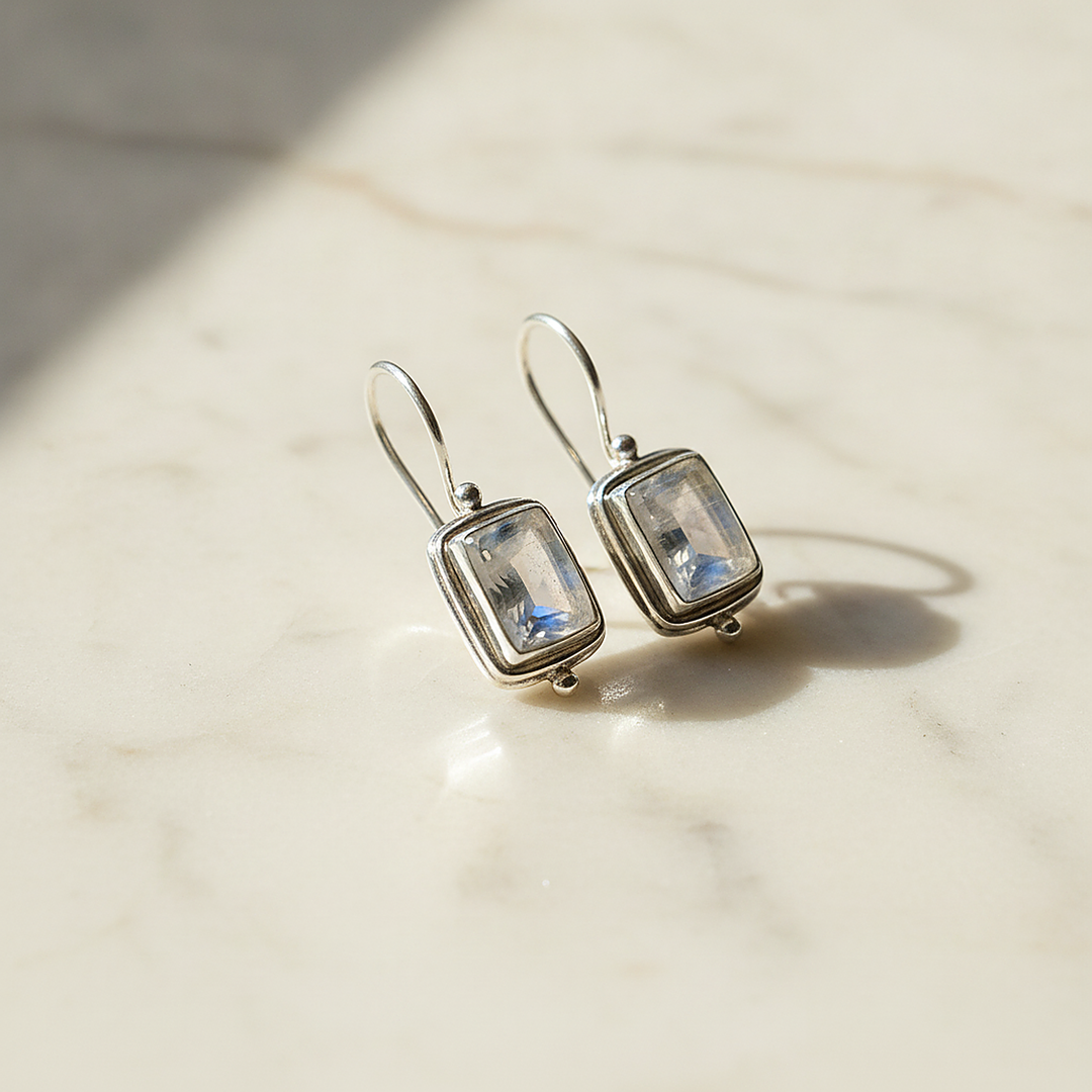 Aurelie Moonstone Earrings