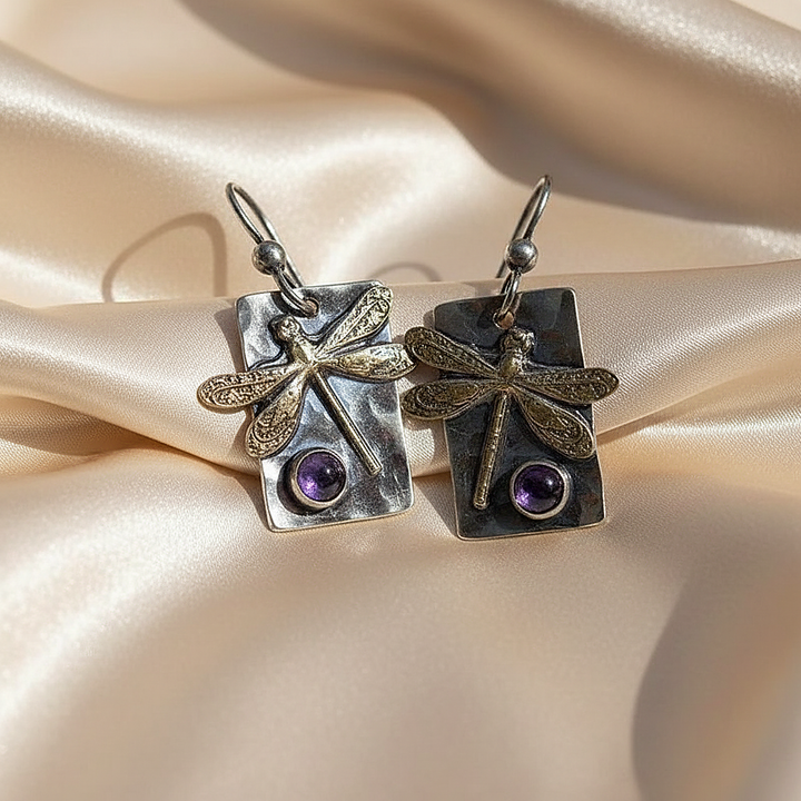 Ambre Amethyst Earrings