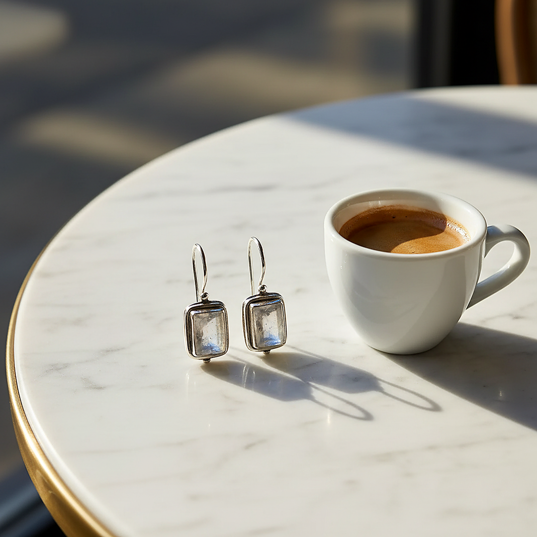 Coralie Moonstone Earrings
