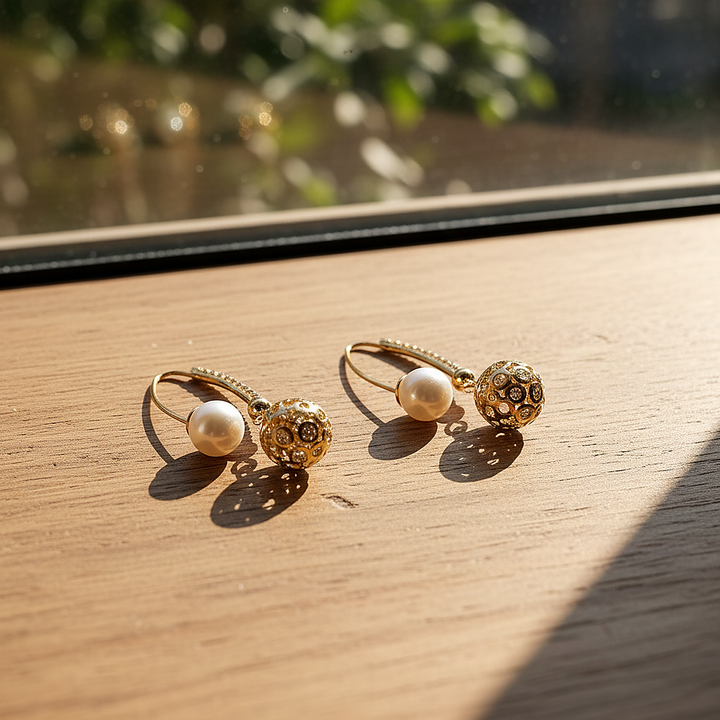 Pendientes de perlas Odette
