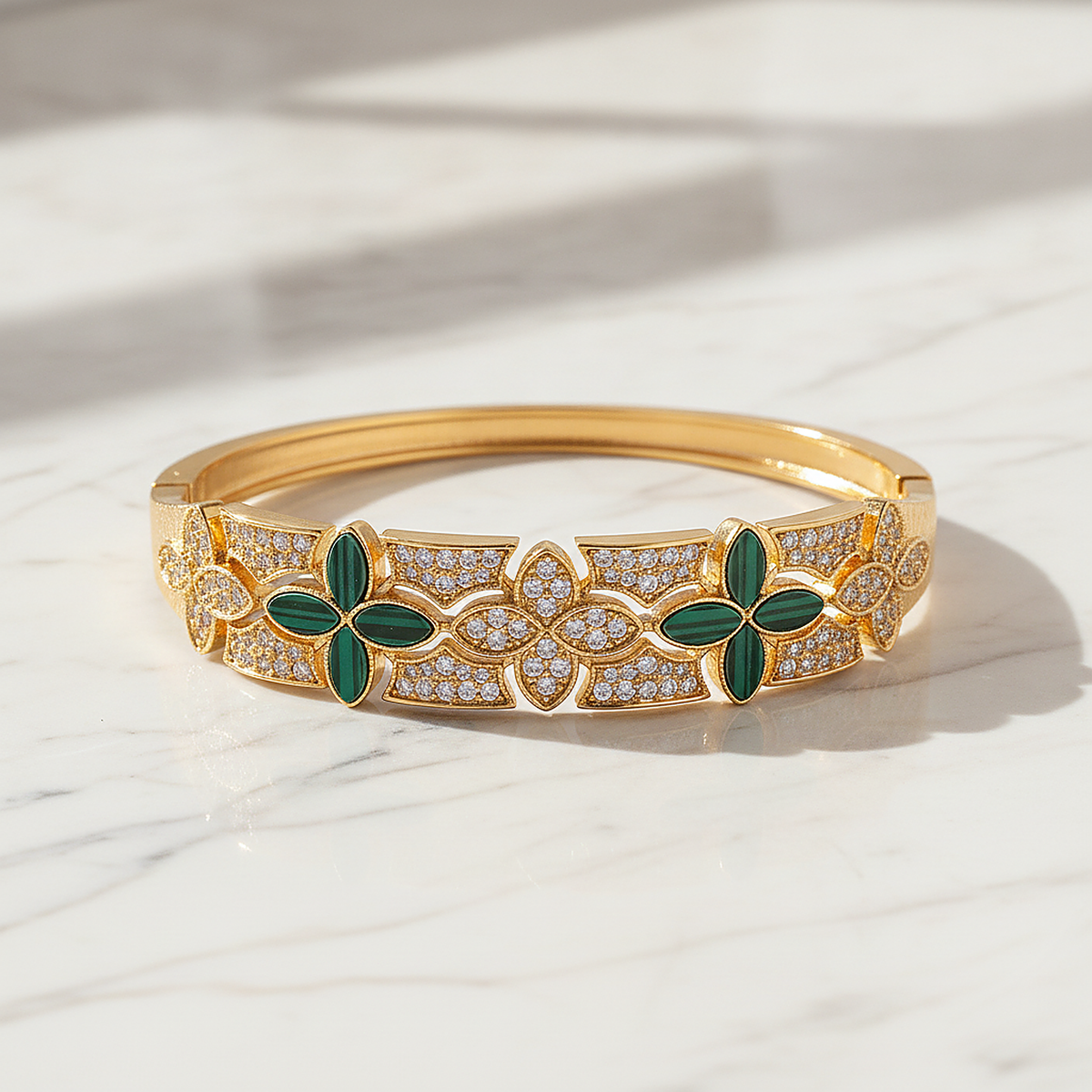Fleur Emerald Bracelet