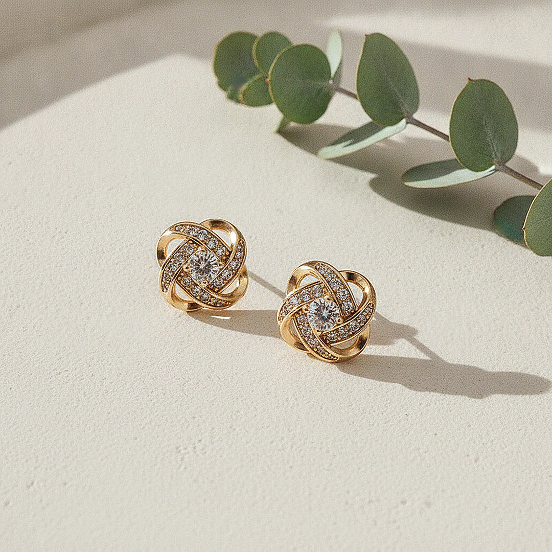 フルール・ジルコニアピアス