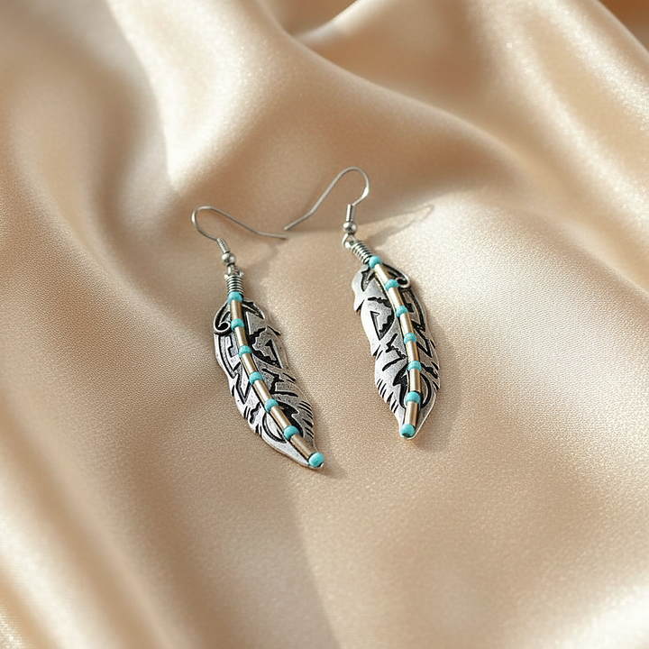 Pendientes de turquesa de Tesalia