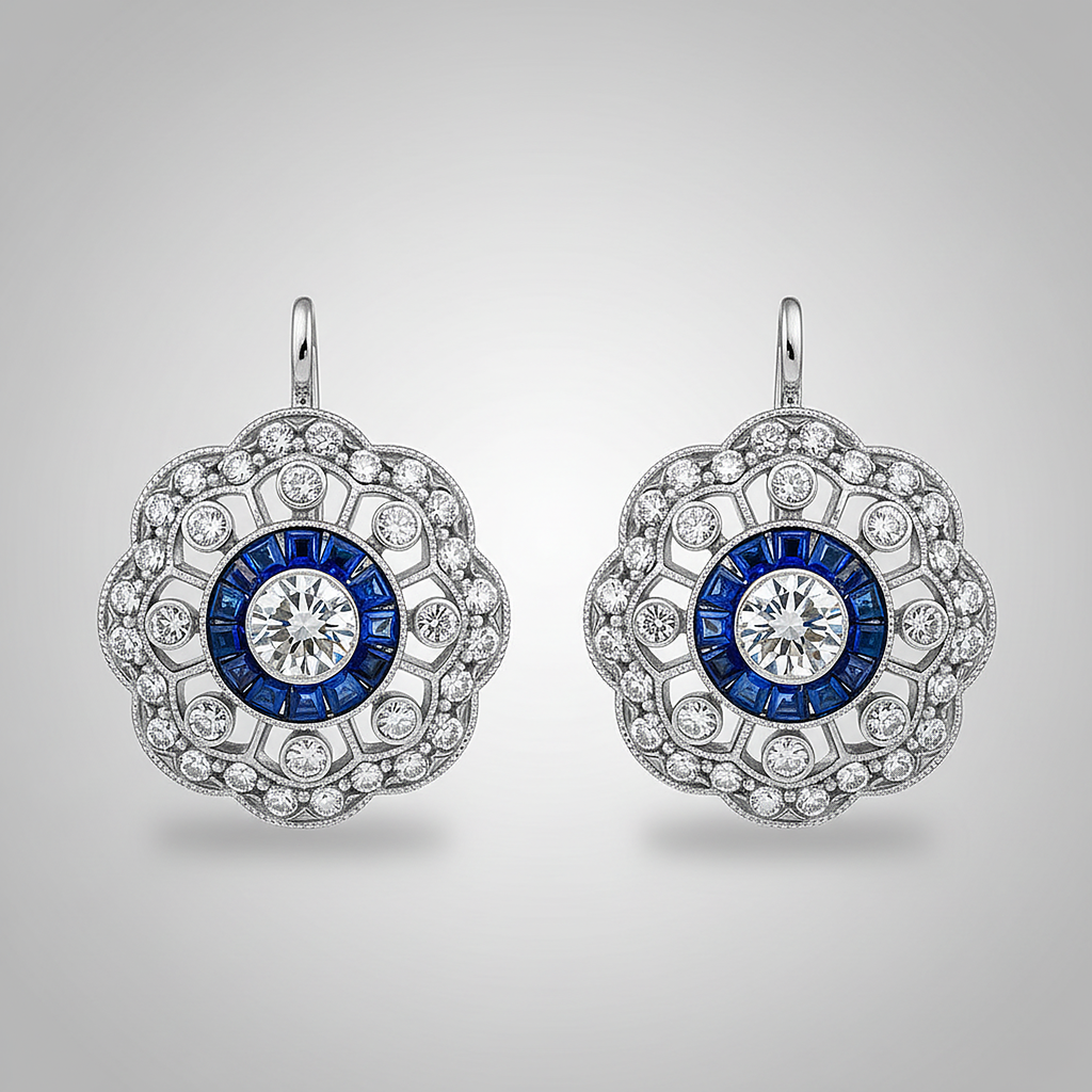 Delphine Sapphire Earrings